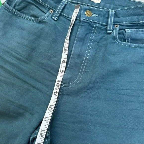 RUDY JUDE Roper canvas jeans in “Sea” size 2 - Picture 3 of 7